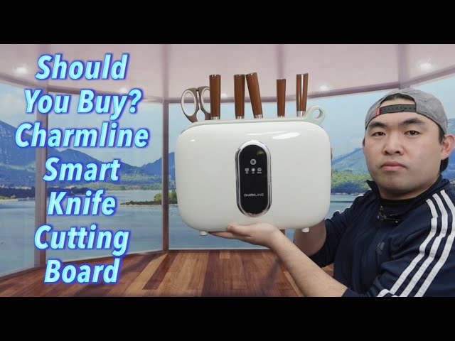  Charmline Smart Cutting Board And Knife Set With