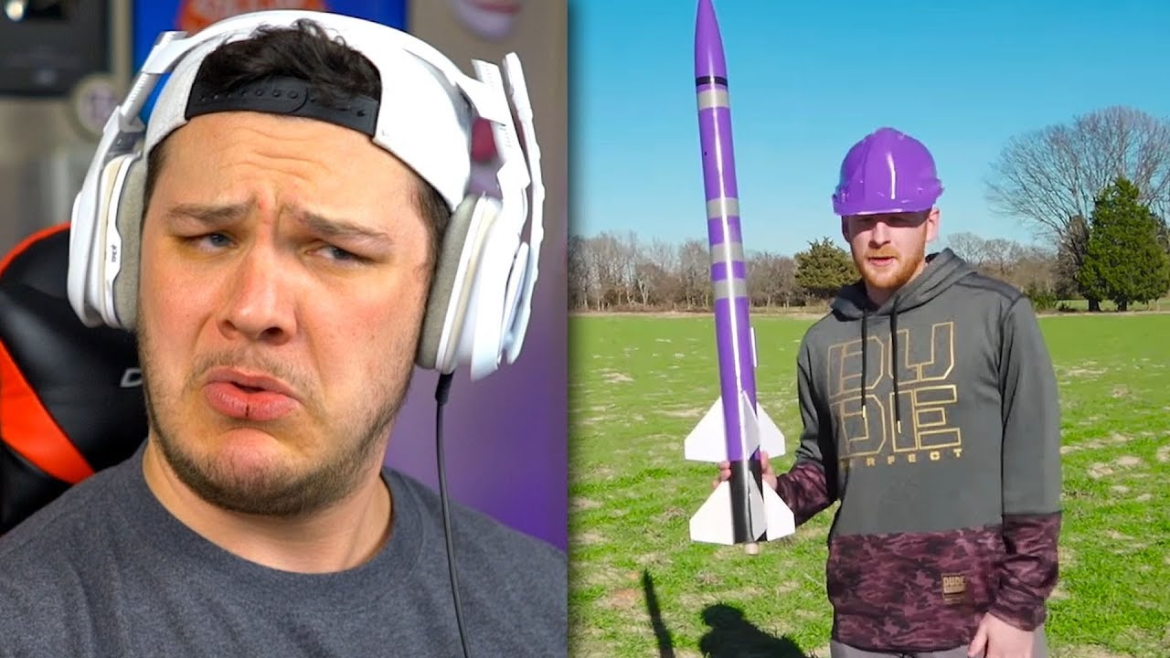 Model Rocket Battle | Dude Perfect - Reaction