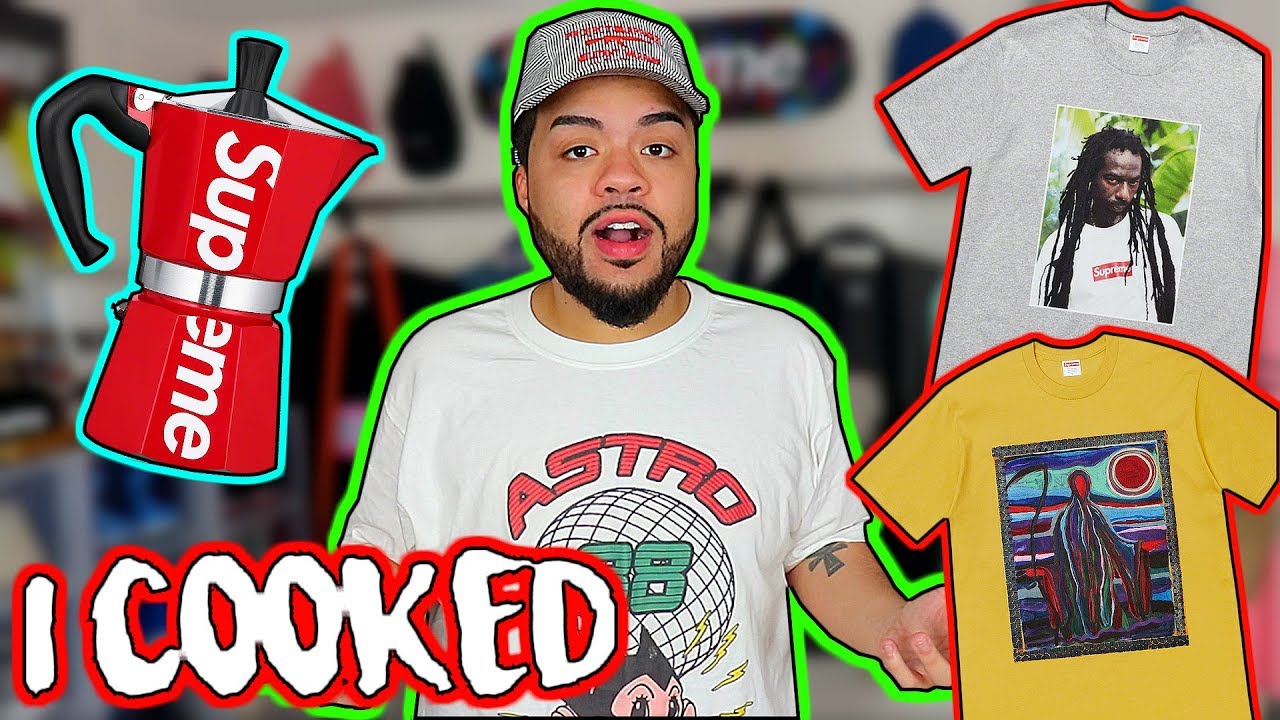 CRAZY Supreme SS19 Week 18 LIVE COP SUCCESS!! Coffee Maker + SUMMER TEES