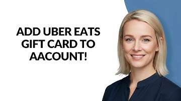 ADD UBER EATS GIFT CARD TO AACOUNT! - Julia