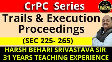 Criminal Cases Trial Full Process | CrPC Stages & Steps Court | U/S 225-265 CrPC |Pariksha Refresher