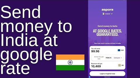 Best money transfer app | Aspora