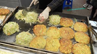 Famous Grandma Big Egg Toast / 창동 할머니 토스트 - Korean Street Food