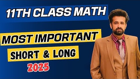 11th Class Math || 1st year math guess 2025 - 1st year math Pairing scheme 2025
