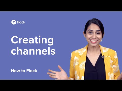 Create Channels in Flock Messenger