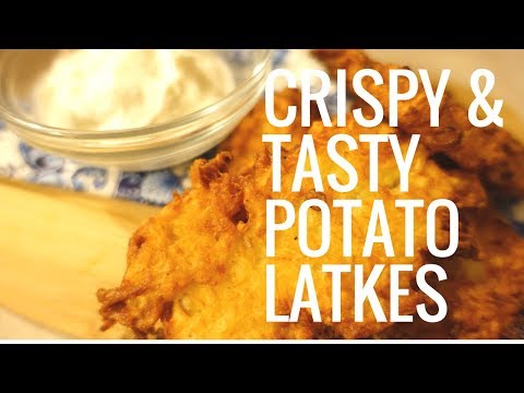 Sooo Crispy & Tasty Potato Latkes Recipe (Yummy Potato Pancakes-- Better Than French Fries)