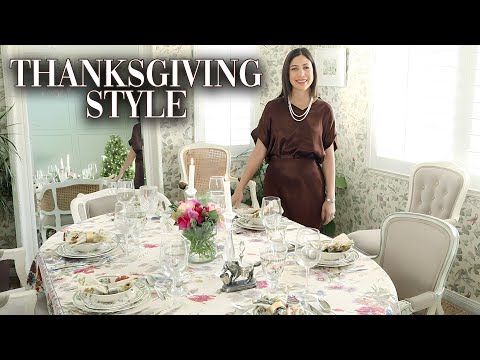 Thanksgiving Style Makeup What I M Wearing 2 Fall Tablescapes