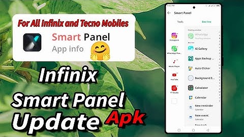 Infinix Smart Panel New Update for Infinix and tecno mobiles