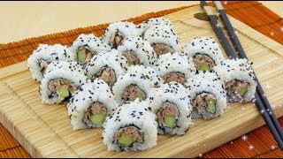 SUSHI 🍙🍣 Fatto in Casa || URAMAKI