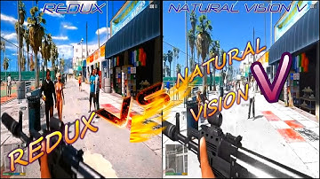 GTA V REDUX MOD vs. NATURAL VISION V MOD - Full comparison !!