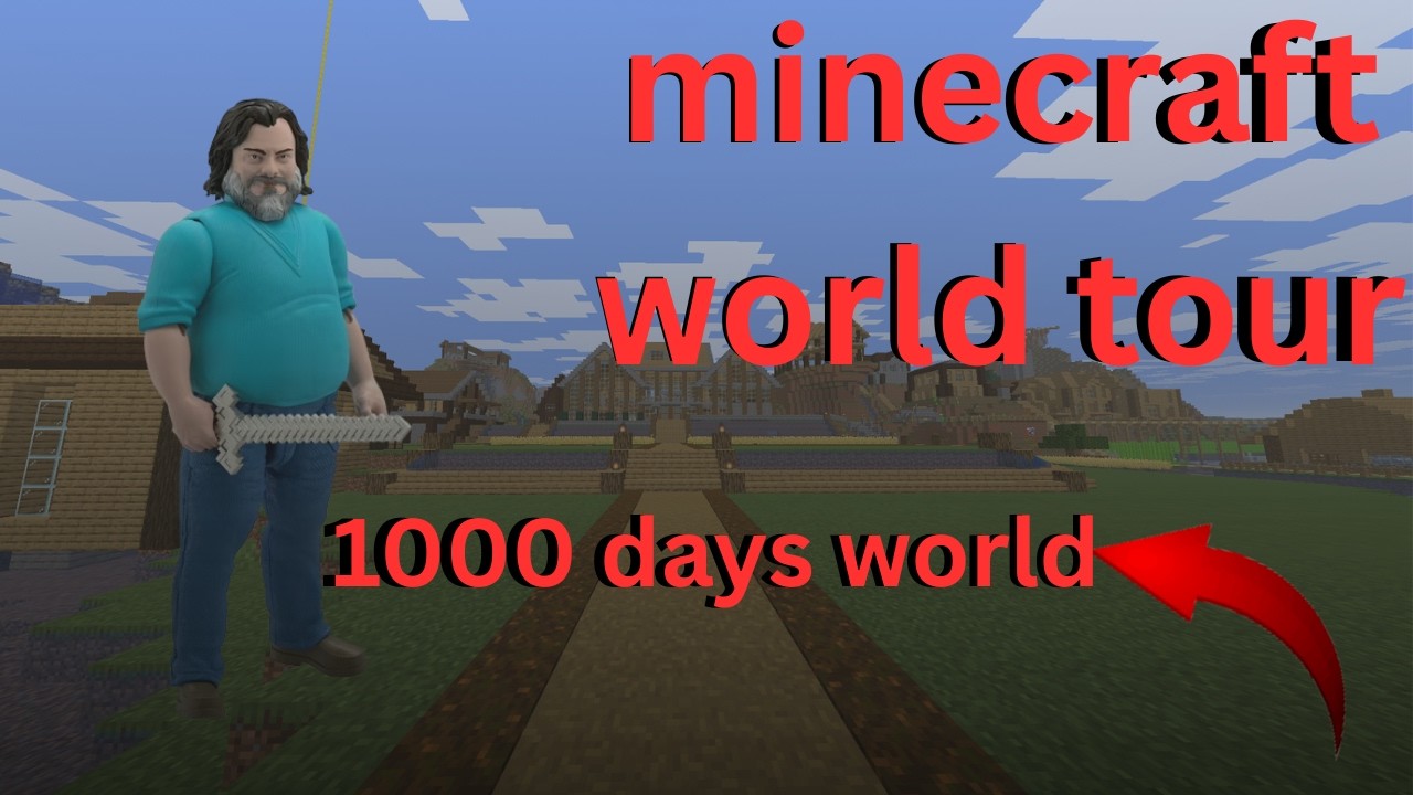 my 1000 day Minecraft world tour - YouTube