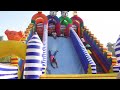 Mickey mouse jumping jhula  deshi fun fair rides  fun rides for children jumping rides