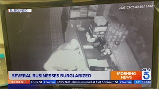 Police believe series of burglaries in El Segundo are related
