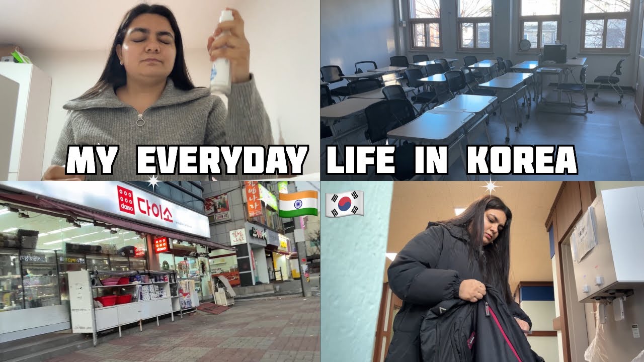 My everyday life in korea🇮🇳🇰🇷|Indian girl living alone in korea.