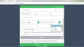 Giving Online through Tithe ly