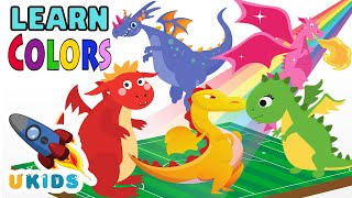 Learn colors for kids: Learn colors with Dragons And Surprise Eggs “Educational videos!”