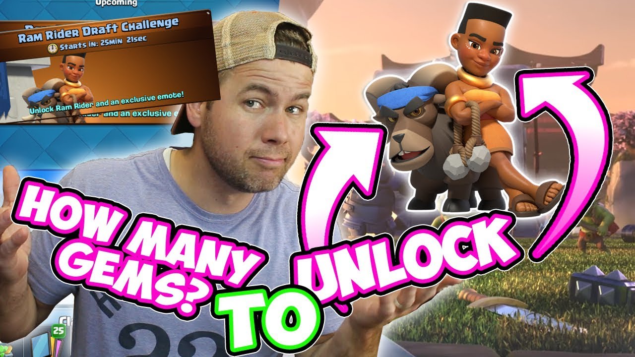 LIVE! How many Gems will it take to UNLOCK THE RAM RIDER - and EMOTE ...