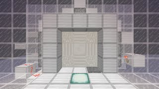 Minecraft 3 3薄型ピストンドア Youtube