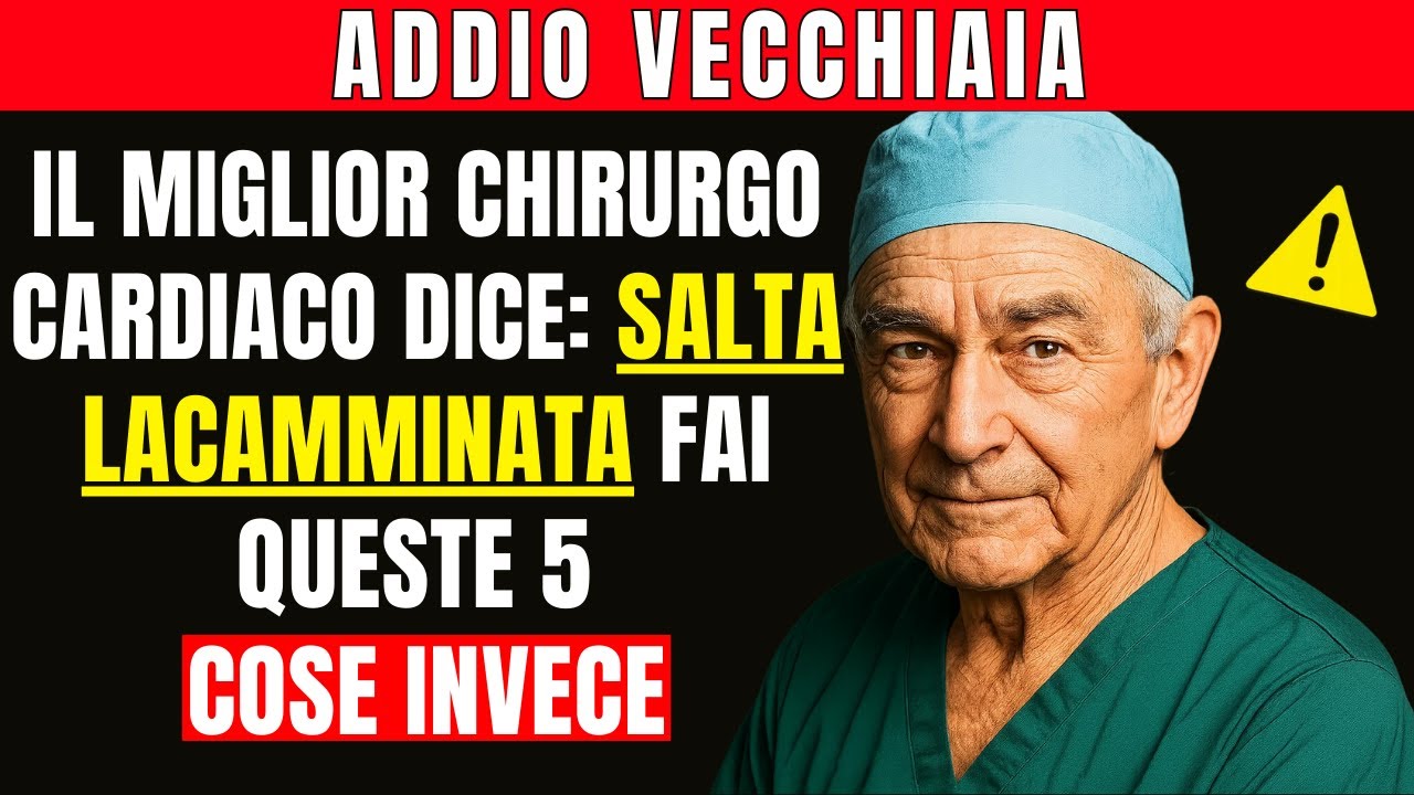 Camminare Non Ferma la Perdita Muscolare: Ecco i 3 Esercizi che Servono Davvero