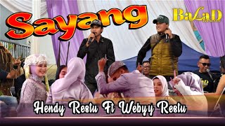 Sayang - Hendy Restu Ft Webyy Restu Balad musik live Sukamaju Lembang 