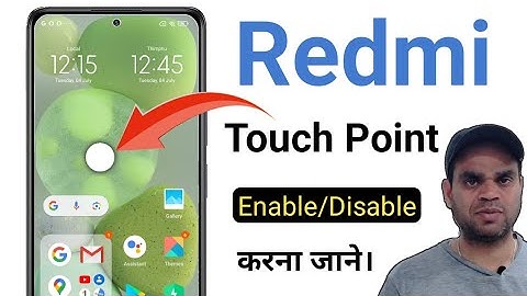 How to enable/disable show tap touch point setting in redmi/Xiaomi | developer setting