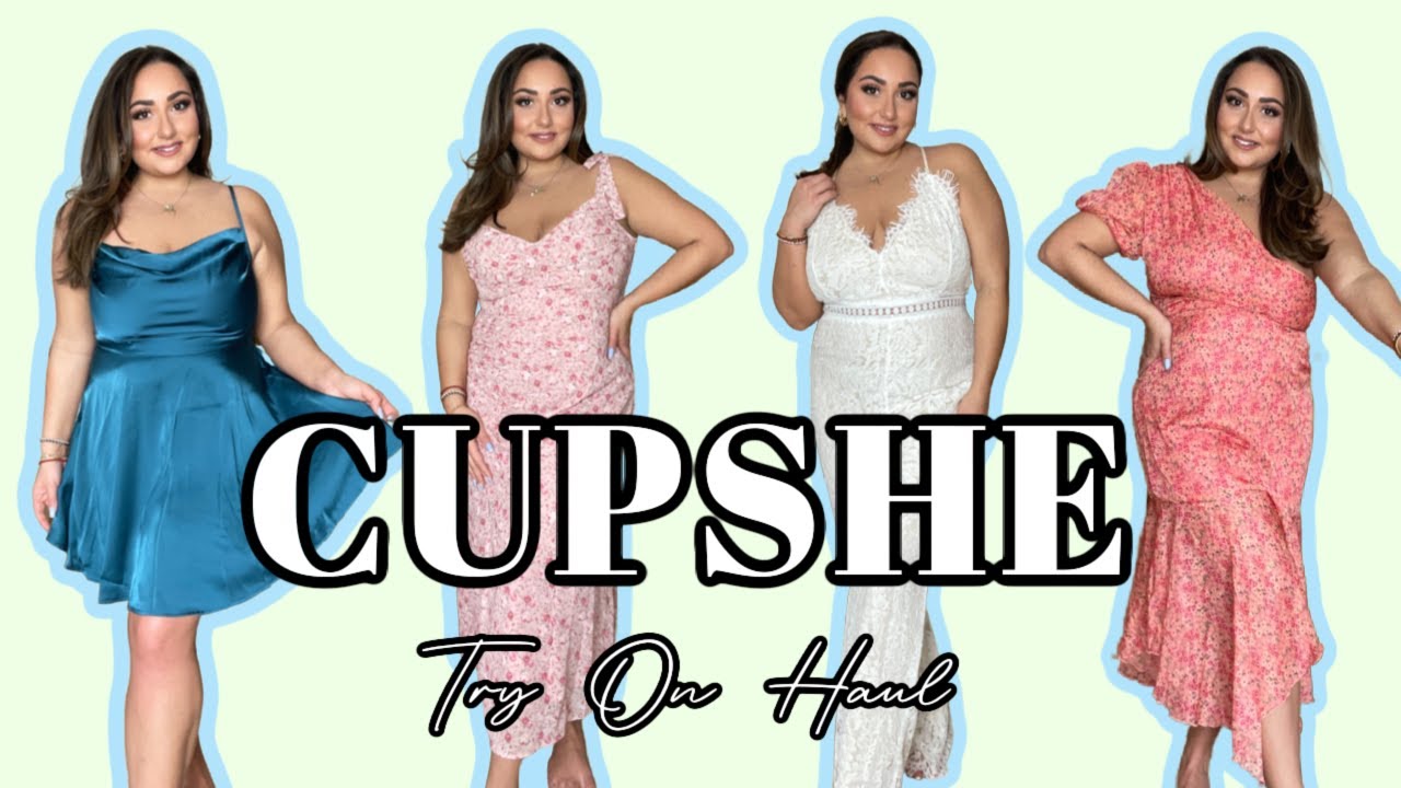 CUPSHE BEACH WEDDING GUEST DRESSES TRY ON HAUL SIZE 12 YouTube