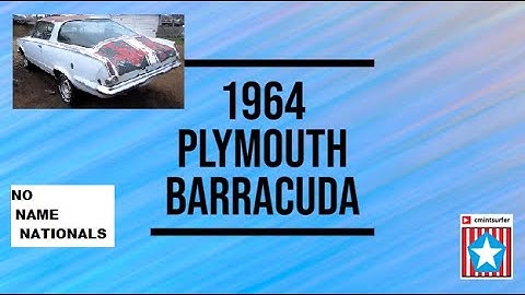 1964 Plymouth Barracuda Project. First-year of the Barracuda. #NoNameNationals #Barracuda