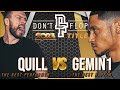 Quill vs gemin1  2023 dont flop title match  crazy rap battle