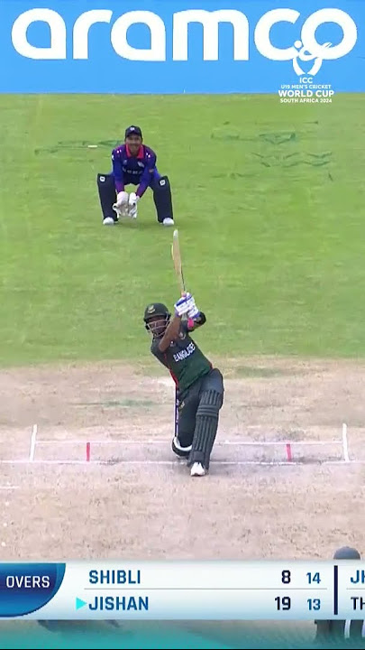 Jishan Alam is in the mood 🔥 #U19WorldCup #Cricket