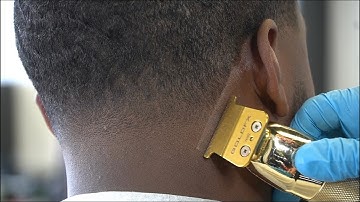 Cleanest All Natural Low Taper Ever! Clipper Over Comb Technique!