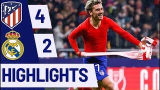 Atletico Madrid Vs Real Madrid 4-2 - All Goals And Highlights 2024 Hd