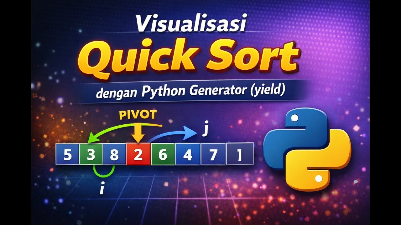 Demo Proses Quick Sort: Visualisasi Langkah demi Langkah dengan Python ...