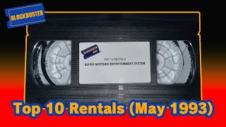 Blockbuster - Top 10 Rentals (May 1993)