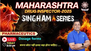 L-3 | Dosage Form, Sustained release, Enteric coating, Maharashtra Drug Inspector- 2025, MPSC DI