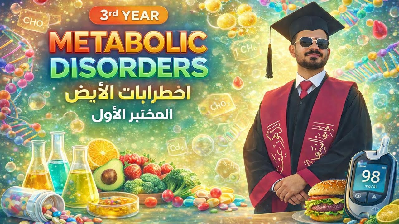  التحليلات المرضية | المرحلة الثالثة | اضطرابات الأيض ( عملي ) محاضرة 1