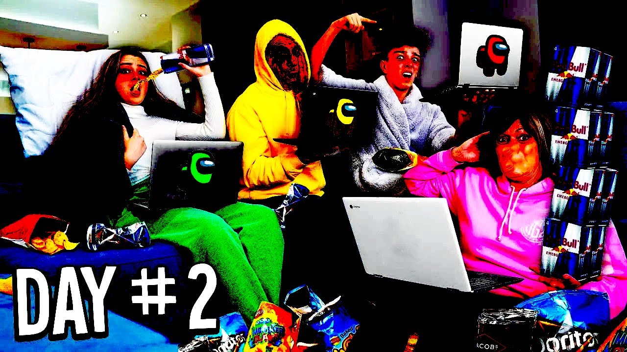 Morgz Forces His Family To Play Among Us (Gone SUS)