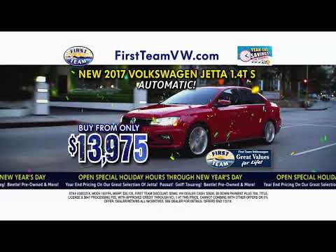 FIRST TEAM VOLKSWAGEN YEAR END SAVINGS COUNTDOWN!