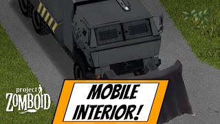 The First Motorhome with Interior! Excellent Mobile Base! Project Zomboid Mod Showcase