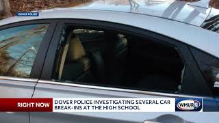 Dover police investigating multiple car break-ins at high school