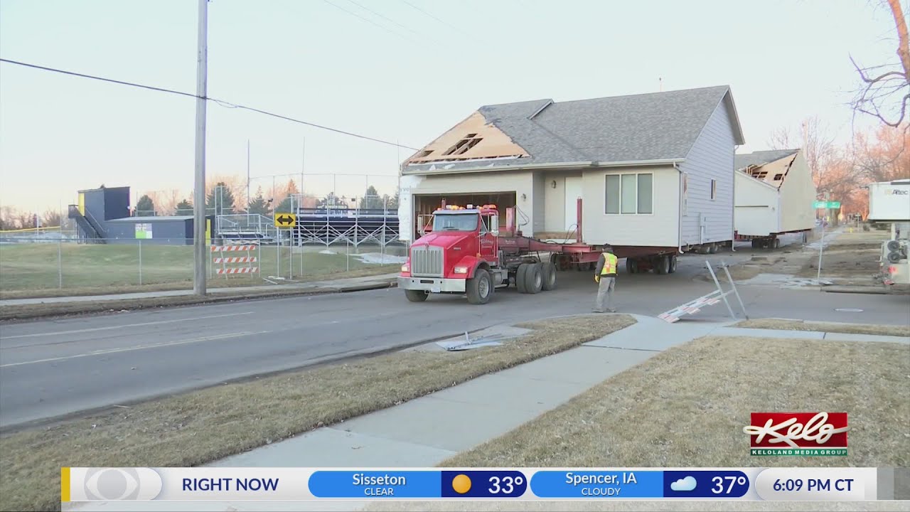 Twin homes moved in Sioux Falls YouTube