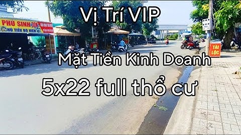 Nhà đất củ chi | giá rẻ | giới thiệu | Căn nhà mặt tiền kinh doanh sầm uất 5x22 full thổ cư