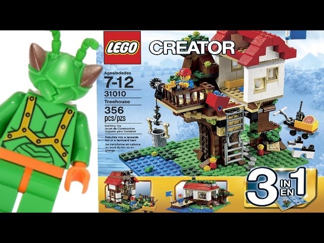 teleskop Let at læse to LEGO Creator Tree House (All three models!) Review 31010 - YouTube