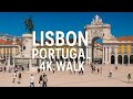 Lisbon Daytime Walk 4K – Peaceful European Atmosphere &amp; Real Urban Ambience
