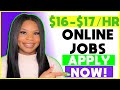 🤑 *Apply TODAY!* $16-$17/hr Online Bank Work-From-Home Job! Work Online in A Bank Call Center!