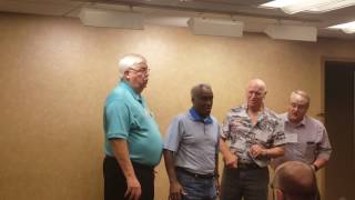 Upscale at the Goodtimes Chorus 2016 District Convention Hospitality Suite.