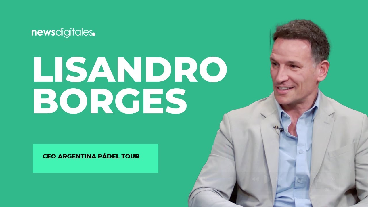 Lisandro Borges: "El pádel superó al tenis a nivel amateur"