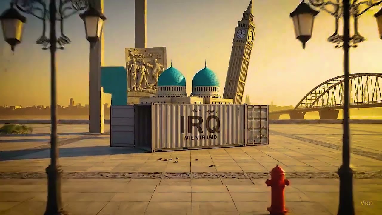 Stunning CGI Animation "Unboxes" the City of Baghdad, Iraq