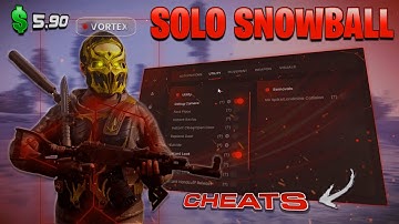 The CRAZIEST Snowball using CHEATS in Rust!