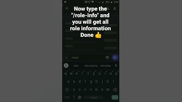 How to use Mee6 slash for /role-info Command in Discord Mobile #roduz #discord #howto #mee6 #slash