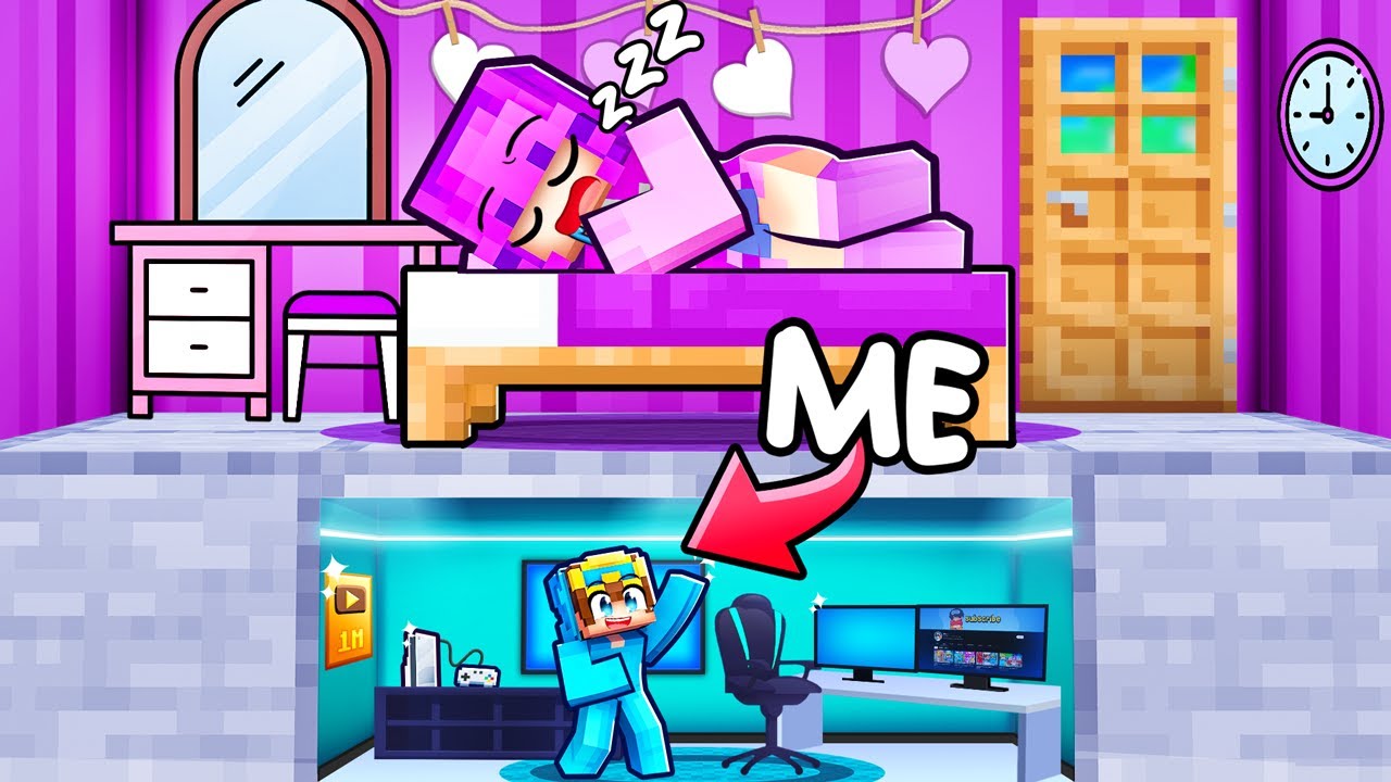 I Built a MINI HOUSE Under My Crush's House! - YouTube